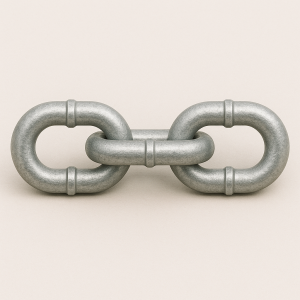 Цепь круглозвенная с буртиком Б2-6х42 в наличии в Новгороде