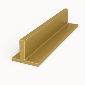 Латунный профиль Т-образный 14 мм ЛС59-1 в наличии в Новгороде