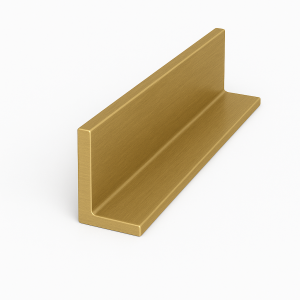 Латунный профиль Г-образный 40 мм Л63 в наличии в Новгороде