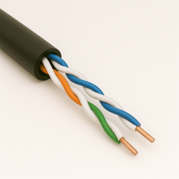 Витая пара S/FTP 6а 4 пары 24 AWG экранированная в наличии в Новгороде
