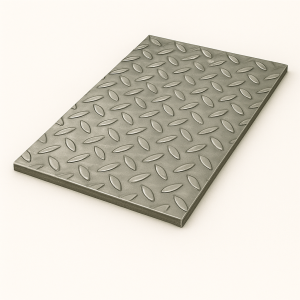 Лист стальной рифленый 3х1250х2500 мм ромб Ст3пс в наличии в Новгороде