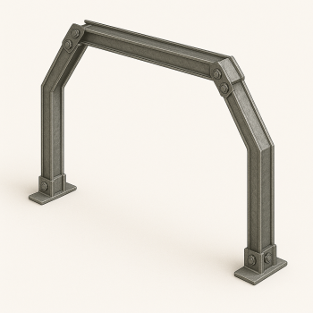 Трапециевидная податливая крепь 2 стойки КМП-Т2 СВП-17 в наличии в Новгороде