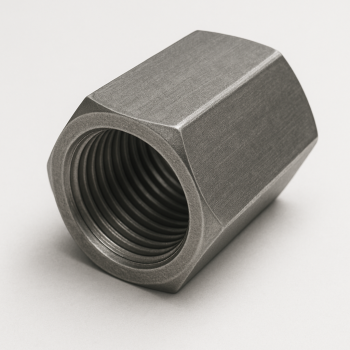 Гайка соединительная хромированная ХН35ВТ М8 мм DIN 6334 в наличии в Новгороде