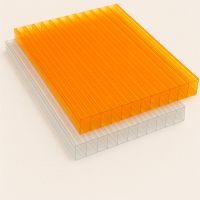 Сотовый поликарбонат 4х2100х12000 мм белый 25%