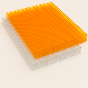 Сотовый поликарбонат 3,7х2100х12000 мм синий 30% в наличии в Новгороде