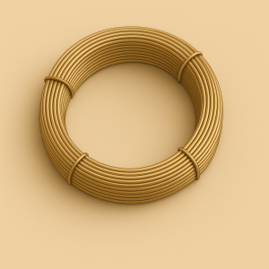 Латунная проволока тянутая 0,12 мм ЛС59-1 ГОСТ 1066-2015 в наличии в Новгороде