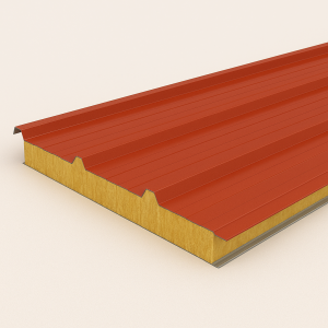 Кровельная сэндвич-панель МВ 100х1000(1000) мм ультрамариново-синяя в наличии в Новгороде