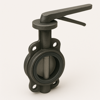 Затвор чугунный дисковый ДУ 1000 РУ 16 ГОСТ 12521-89 в наличии в Новгороде