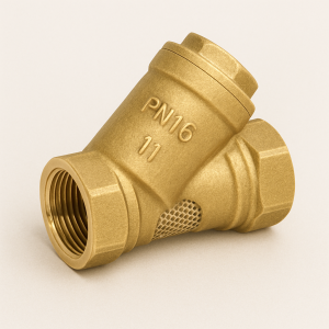 Латунный фильтр сетчатый резьбовой ДУ 25 РУ 20 ГОСТ 15527-2004 в наличии в Новгороде