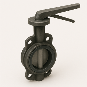 Затвор чугунный дисковый ДУ 100 РУ 16 ГОСТ 12521-89 в наличии в Новгороде