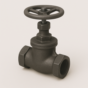 Вентиль чугунный угловой 1 1/4 РУ 16 в наличии в Новгороде