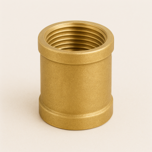 Муфта латунная прямая резьбовая 20 мм 3/4 ГОСТ 32590-2013 в наличии в Новгороде