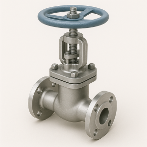 Задвижка нержавеющая фланцевая Ду 150 Ру 16 в наличии в Новгороде