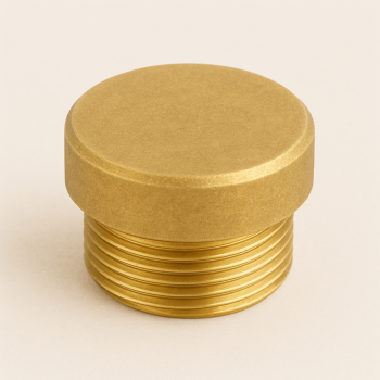 Заглушка латунная ДУ 50 ВР в наличии в Новгороде