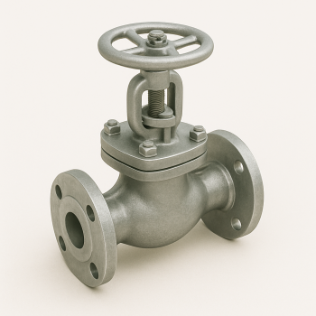 Стальной клапан запорный сильфонный фланцевый ДУ 32 РУ 16 ГОСТ 9697-87 в наличии в Новгороде