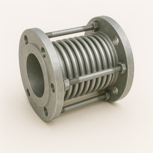 Компенсатор стальной осевой фланцевый ДУ 50 в наличии в Новгороде