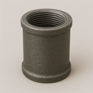 Чугунная муфта переходная ДУ 50х20 (2 х 3/4 дюйма) ГОСТ 8957-75 оцинкованная в наличии в Новгороде