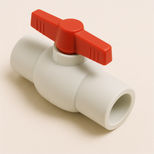 Кран полипропиленовый шаровый 50 мм в наличии в Новгороде