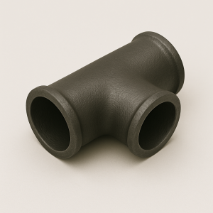 Чугунный тройник двухраструбный с фланцевым отводом 100х60 мм ГОСТ ISO 2531-2012 в наличии в Новгороде