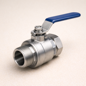 Кран шаровой 3-ходовой AISI 304 1 1/2" ВР/ВР/ВР в наличии в Новгороде